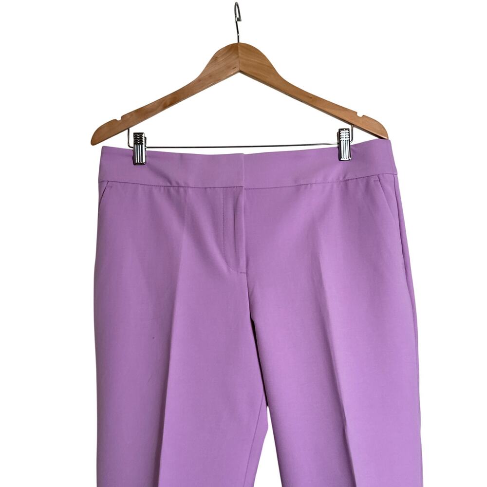 Talbots Orchid Ankle Pants Size 12 Stretch Straight Leg Career - Picture 3 of 8